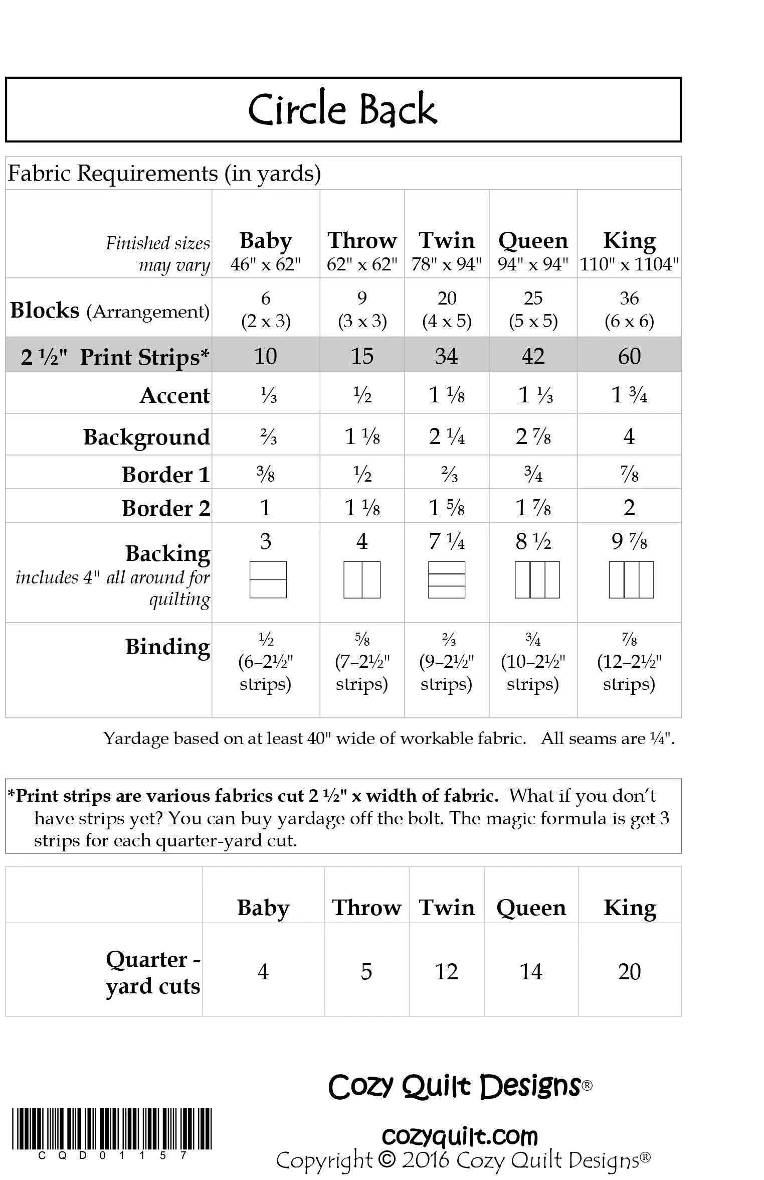 Circle Back # CQD01157