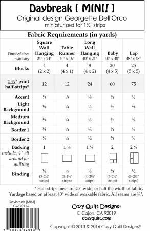 Daybreak Mini # CQD01161