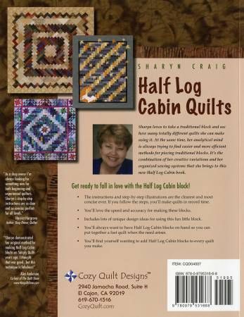 Half Log Cabin Quilts # CQD04007