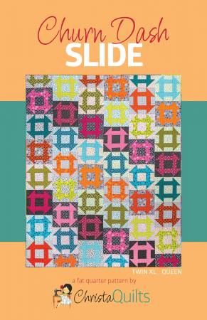Churn Dash Slide Quilt Pattern # CQI134