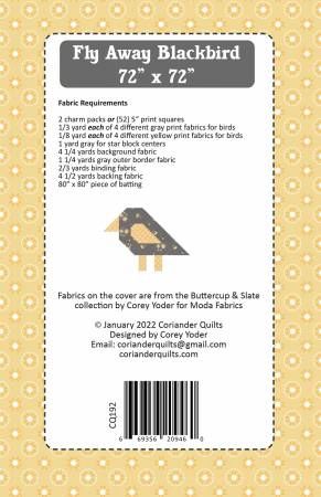 Fly Away Blackbird # CQP192
