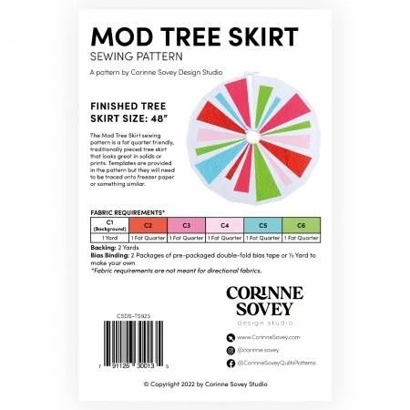 Mod Tree Skirt Pattern # CSDS-TS923