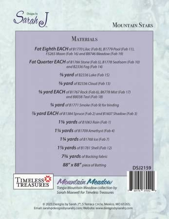 Mountain Stars # DSJ2159