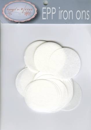1 1/2in Circles EPP Iron ons x 60 # EPP15