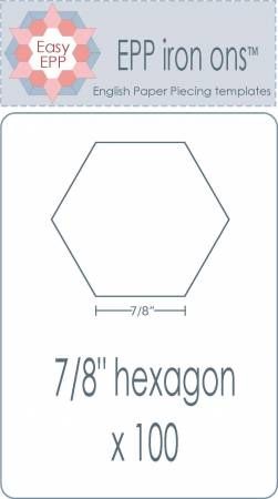 7/8in Hexagon EPP Iron-On x 100 # EPP27