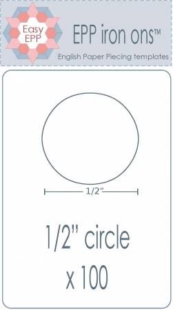 1/2in Circle EPP Iron-On x 100 # EPP79