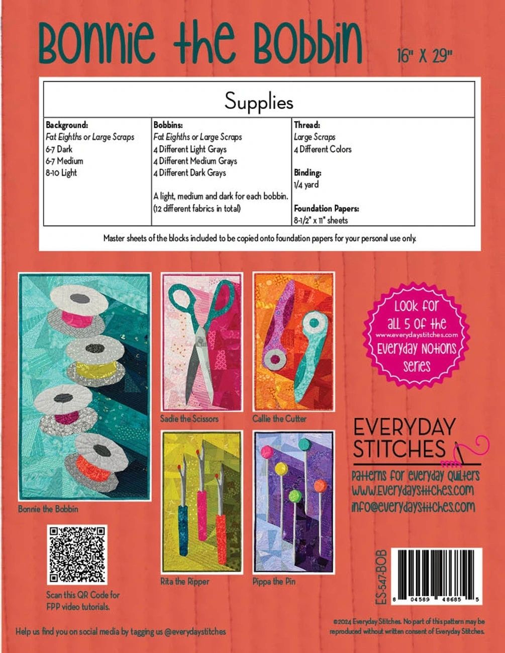 Bonnie the Bobbin # ES-547-BOB