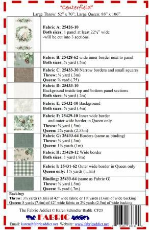 Centerfield # FACF23