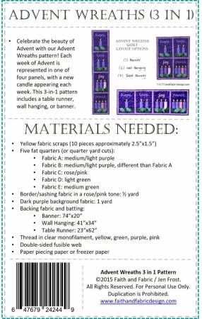 Advent Wreaths 3 in 1 # FAF-0101