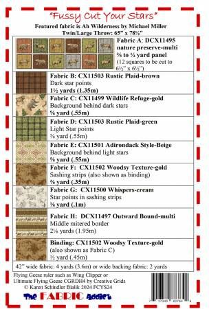 Fussy Cut Your Stars # FAFCYS24