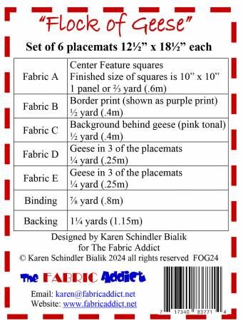 Flock of Geese # FAFOG24