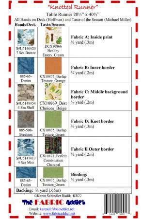 Knotted Runner # FAKR22