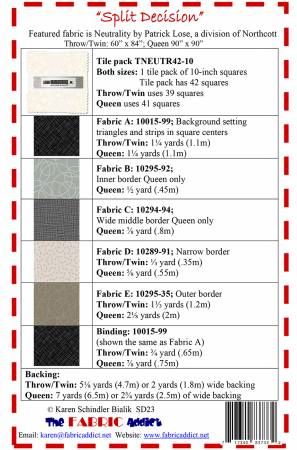 Split Decision # FASD23