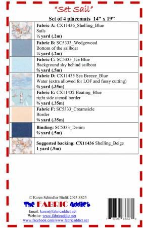 Set Sail # FASSL23