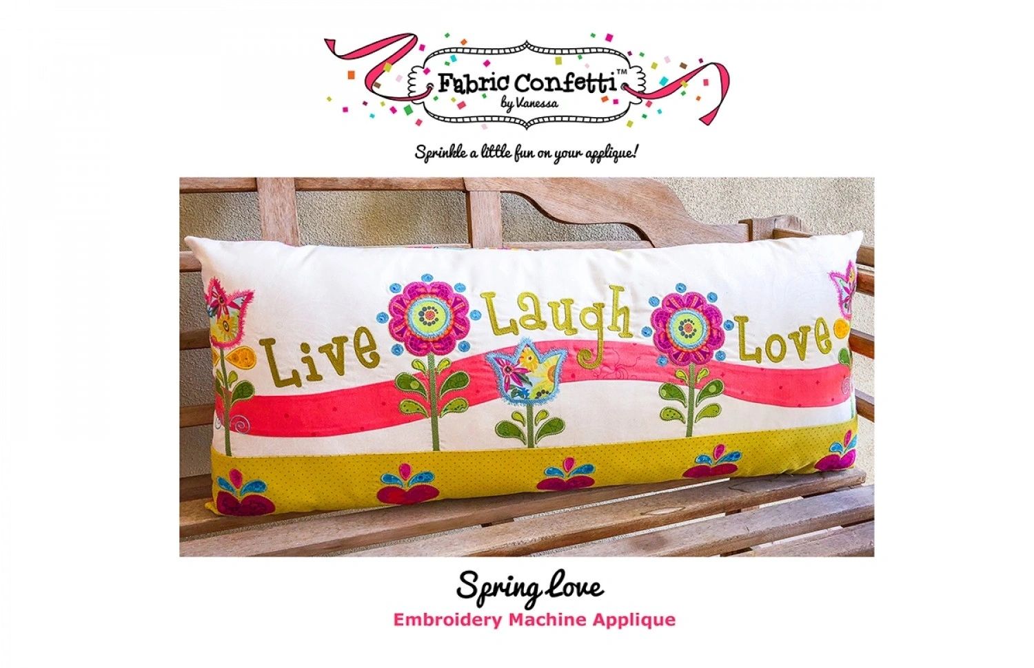 Spring Love Bench Pillow # FC-SLBP
