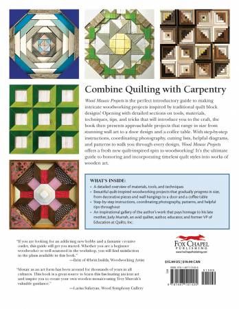 Wood Mosaic Projects: Classic Quilt Block Designs in Wood # FC01425
