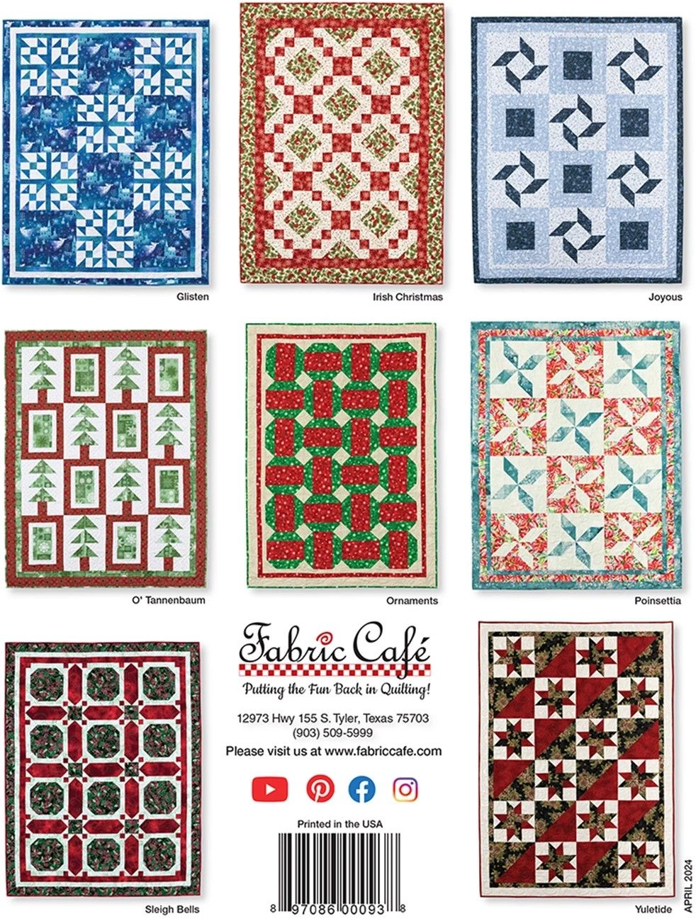 Quick Christmas 3-Yard Quilts # FC032442