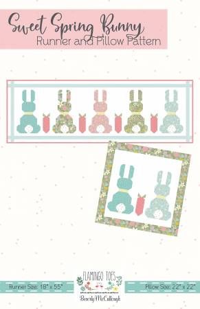 Sweet Spring Bunny Runner and Pillow Pattern # FT-8214SB