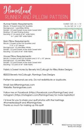 Homestead Pattern # FT-8924