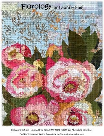 Florology Collage Pattern by Laura Heine # FWLHFLOROLOGY