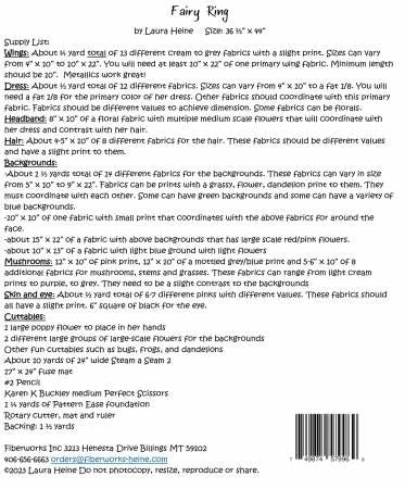 Fairy Ring Collage Pattern by Laura Heine # FWLHFR