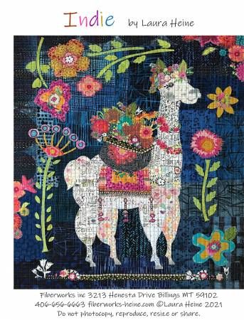 Indie...The Llama Collage Pattern by Laura Heine # FWLHINDIE