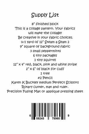 Whatevers! #49 Stocking Collage Pattern by Laura Heine # FWLHWHAT49