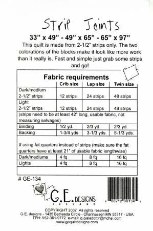 Strip Joints # GE134