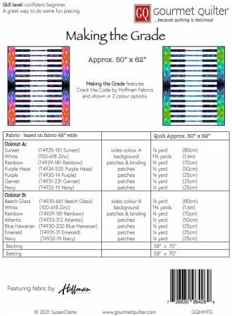 Making the Grade # GQHMTG