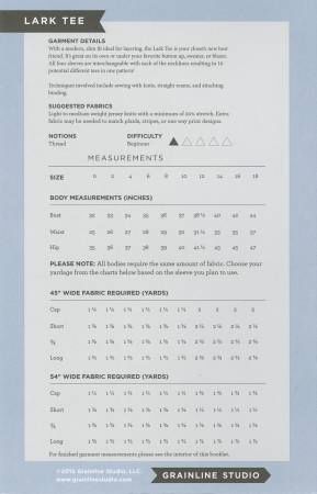 Lark Tee # GS11006