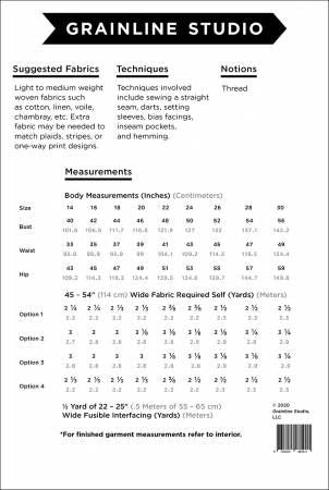 Uniform Tunic 14-30 # GS11010P-1430