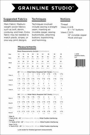 Reed Skirt Sizes 14-30 # GS12002P1430