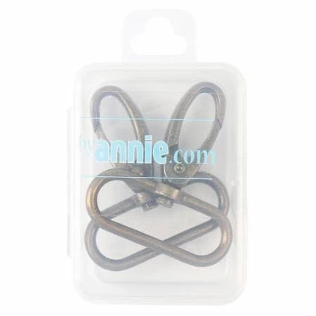 Swivel Hook 1-1/2in Antique Brass Set of Two # HAR15SWABTWO