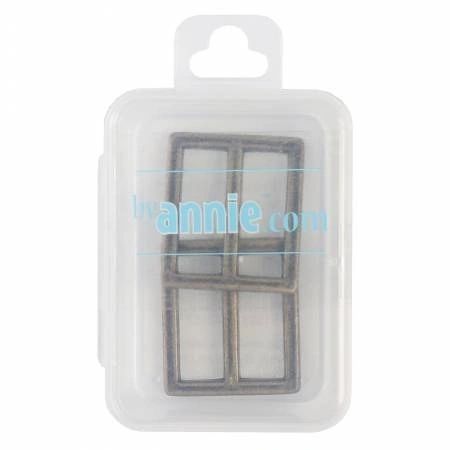 Slider Flat Widemouth 1in Antique Brass Set of Two # HAR1SLABTWO