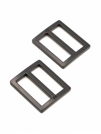 Slider Widemouth Flat 1in Black Metal Set of Two # HAR1SLBMTWO
