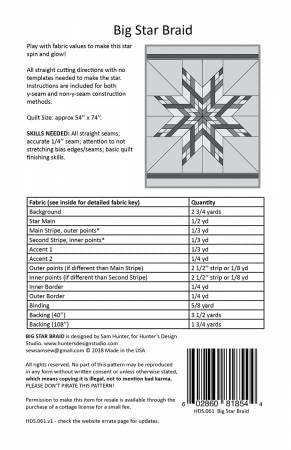 Big Star Braid # HDS061
