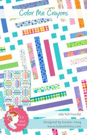 Color Me Crayons Quilt Pattern # ISE-130