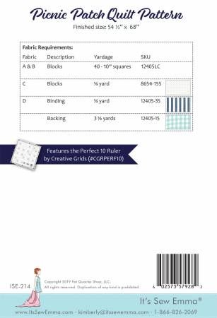 Picnic Patch Quilt # ISE-214
