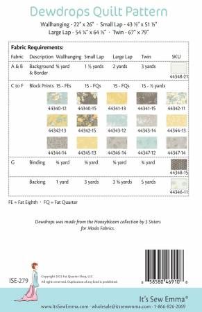 Dewdrops Quilt Pattern # ISE-279