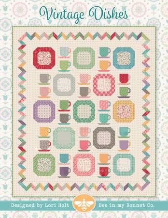 Vintage Dishes Quilt Pattern # ISE-289