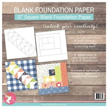 12in Blank Foundation Paper Pad # ISE-793