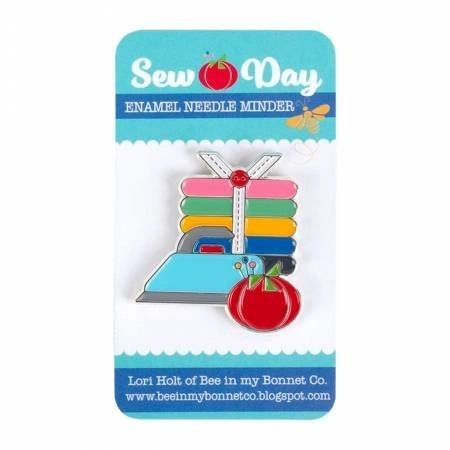 Sew Day Enamel Needleminder By Lori Holt of Bee in my Bonnet Co. # ISE-809