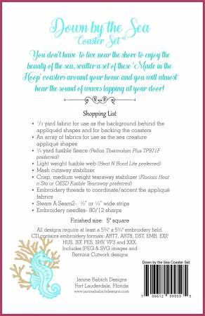 Down by the Sea Coaster Set # JBDDBS