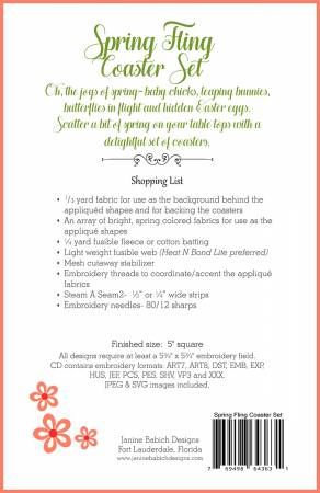 Spring Fling Coaster Set # JBDSFC