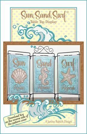 Sun Sand Surf Table Top Display # JBDSSS