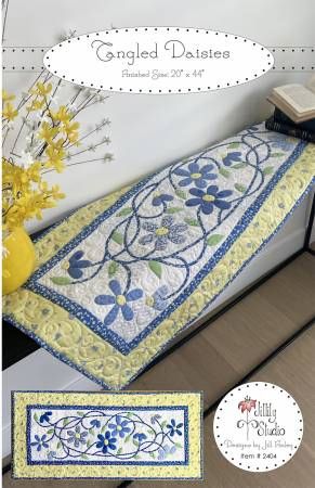 Tangled Daisies Table Runner Pattern # JILL2404