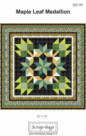 Maple Leaf Medallion Quilt # JKD-125