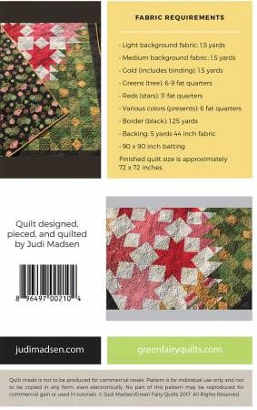 Patchwork Christmas Quilt Pattern # JMP-108