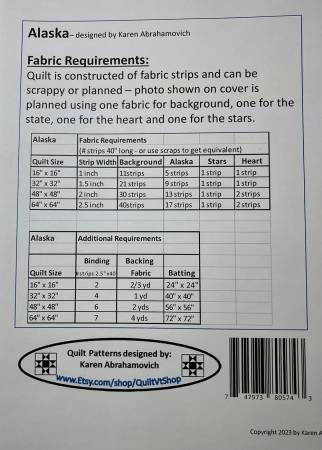 Alaska Quilt Pattern # KA-002