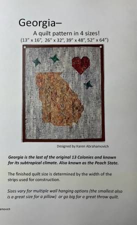 Georgia Quilt Pattern # KA-010